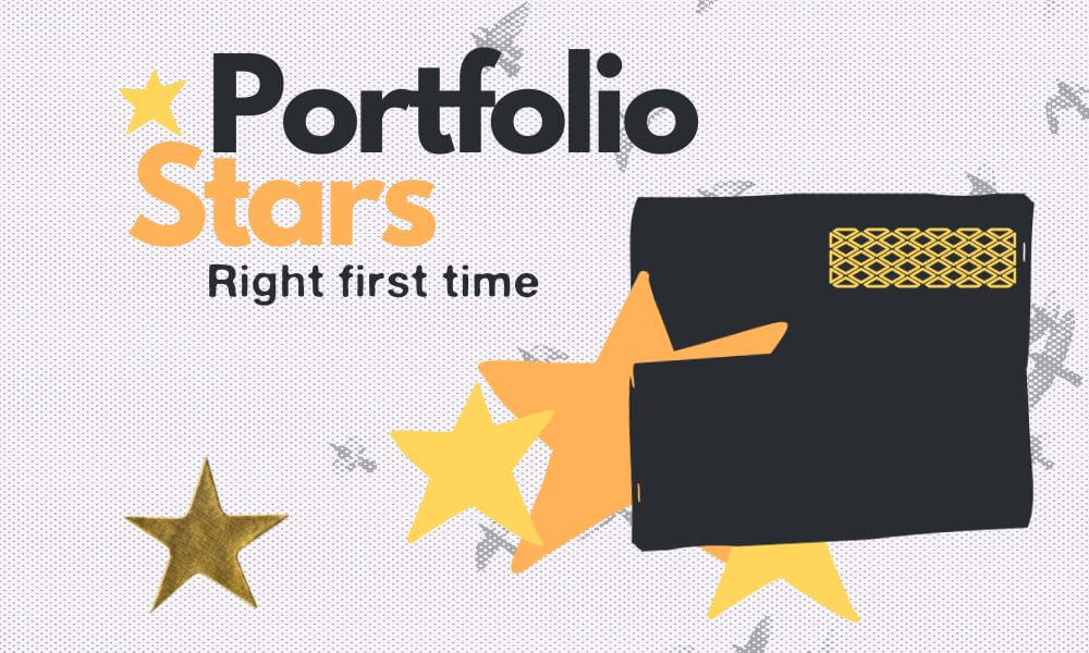 Portfolio stars logo - portfolio help for international art school candidates