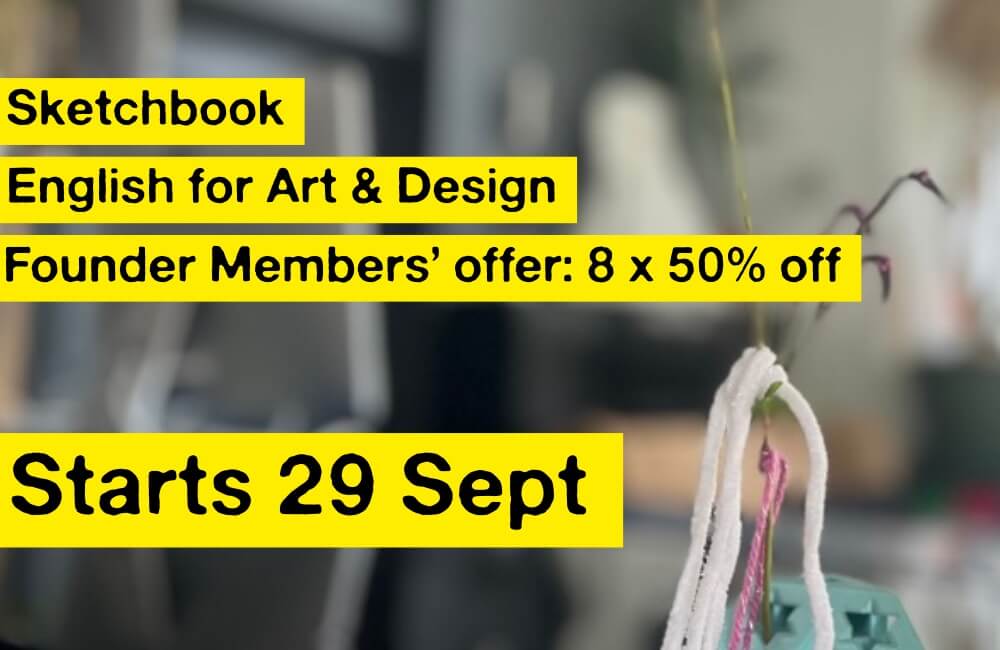 Sketchbook English founders member offer 50% off