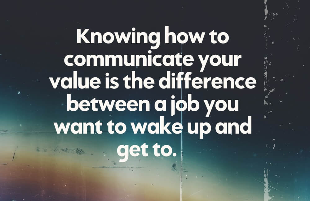 Knowing how to communicate your value is knowing how to communicate your value slide for 5 Combinations artists need.