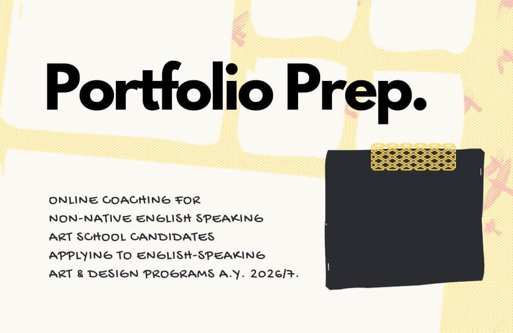 Portfolio preparation. How we help internatinoal students get a place at a UK art School.