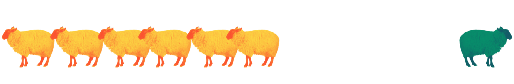 YOU_need_to_Stsnd_out you need to stand out - graphic wiht sheep<br />