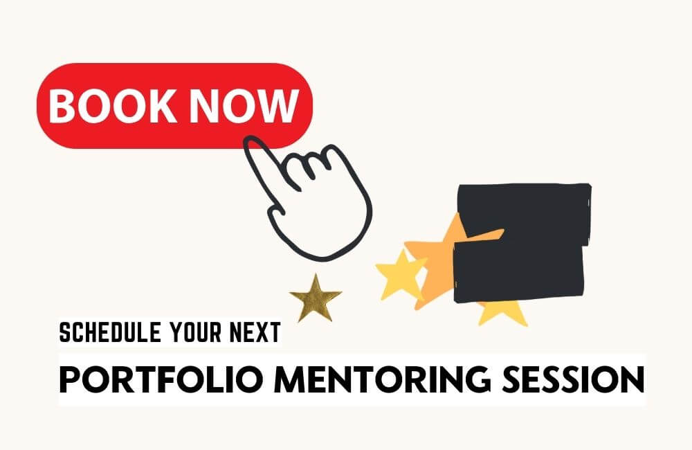 Book now - portfolio mentoring session