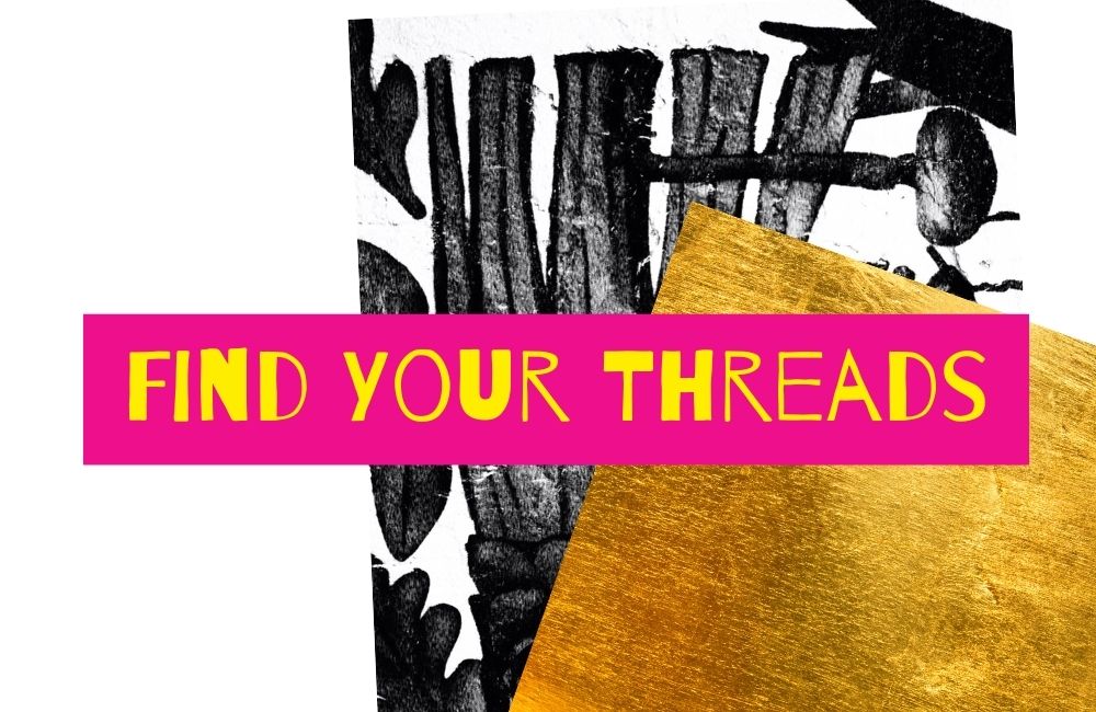 FInd_Your_Threads_English_Tuition Find Your threads graphic for preparing your art school interview in English