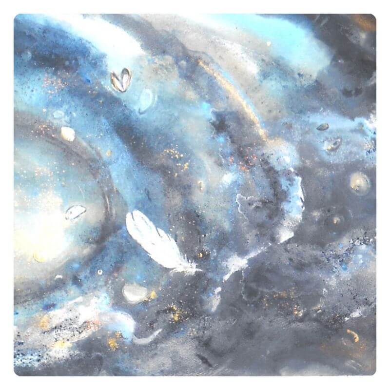 Featured Artist Liz Harvey artwork textures detail