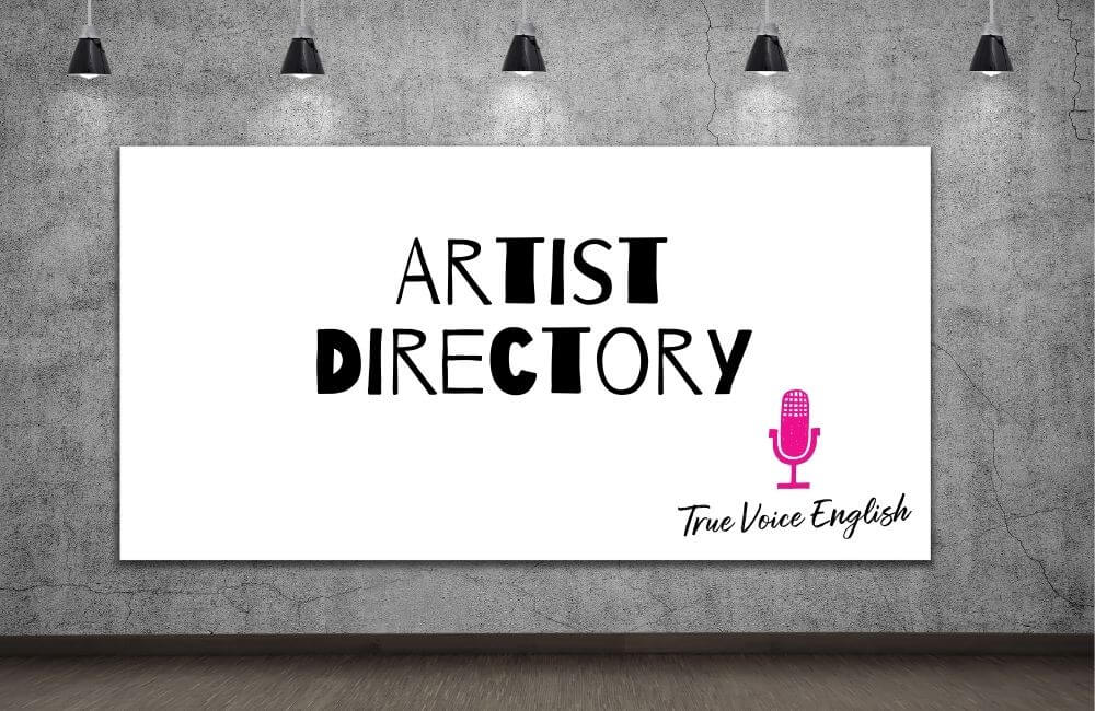 True_Voice_English_Artists_Directory True Voice English Artist directory graphic